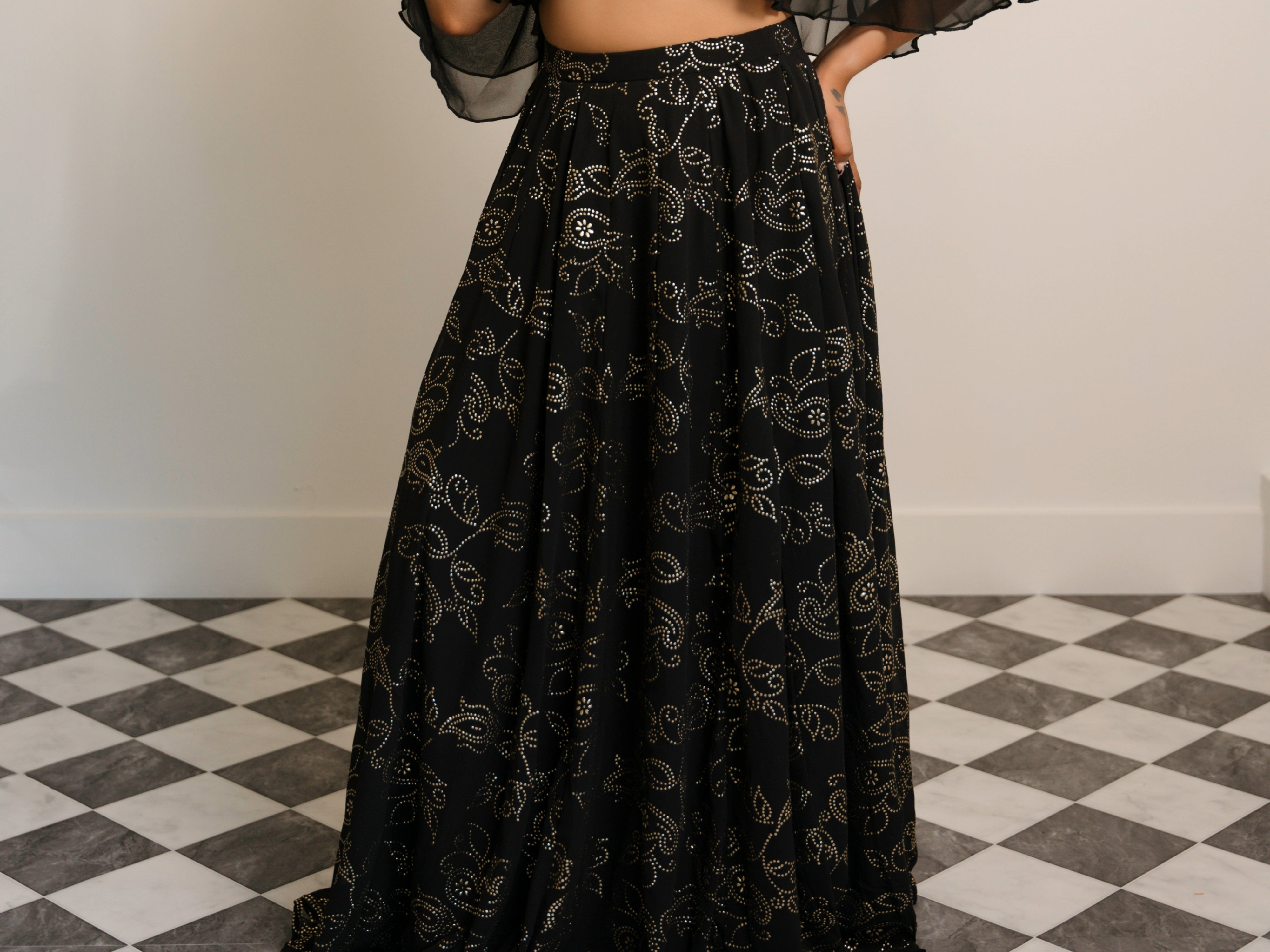 Black Sahara Skirt