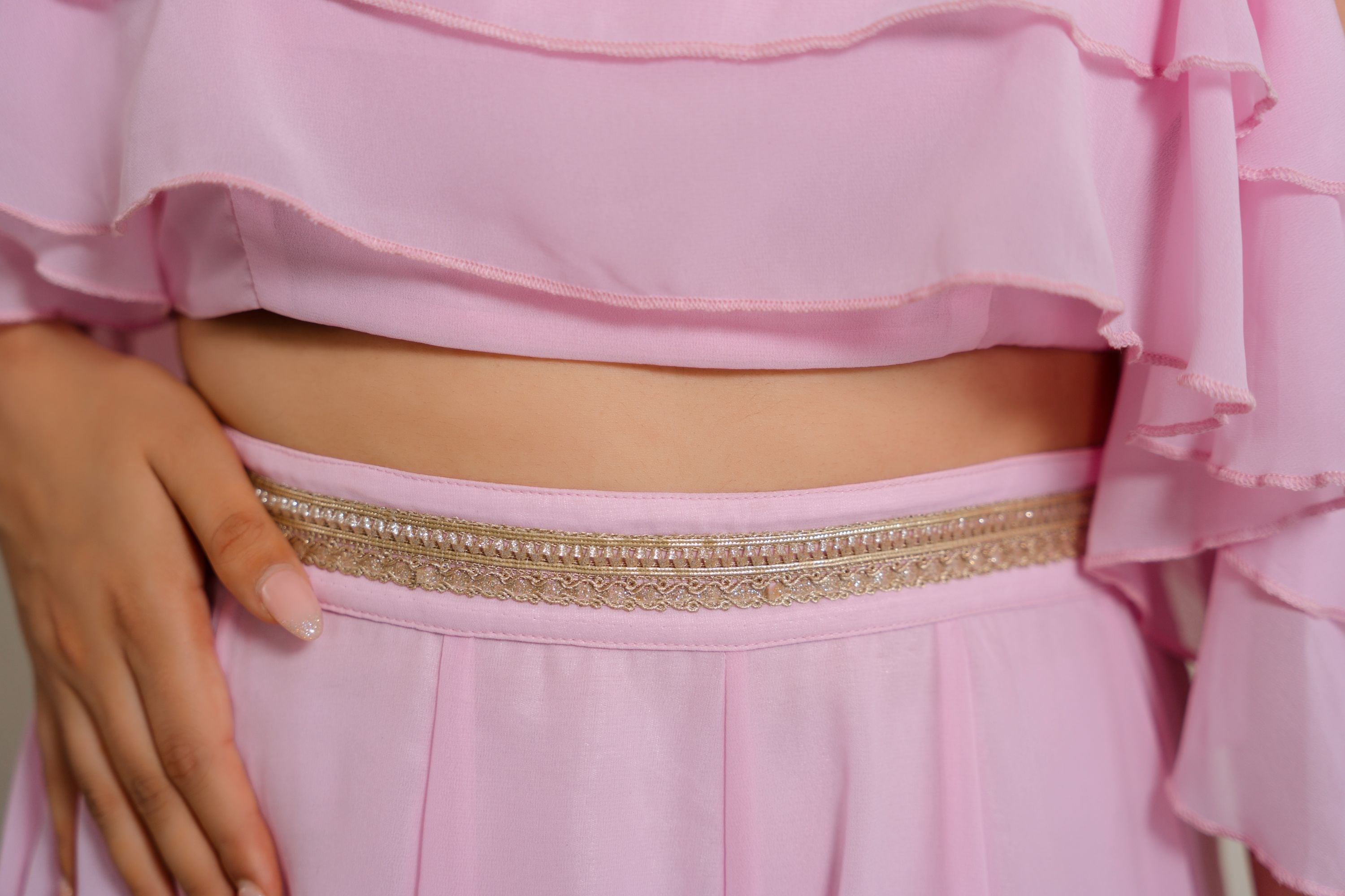 Baby Pink Sahara Skirt