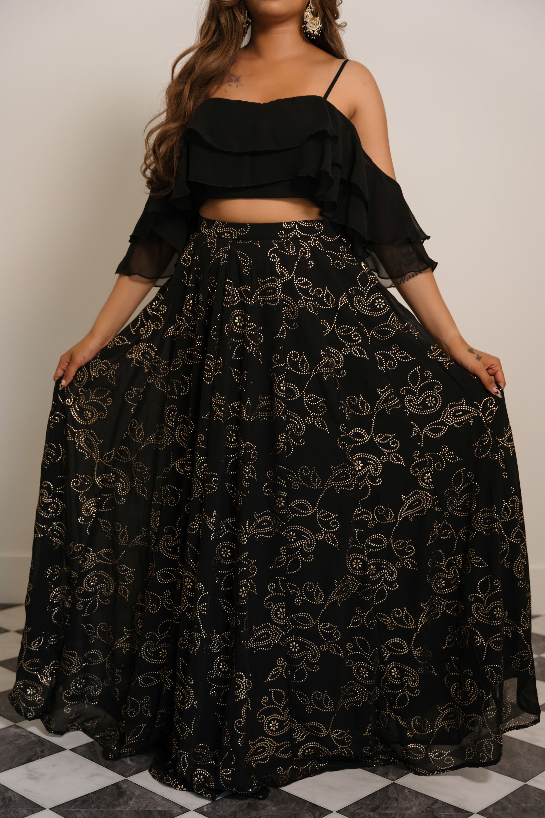 Black Sahara Skirt